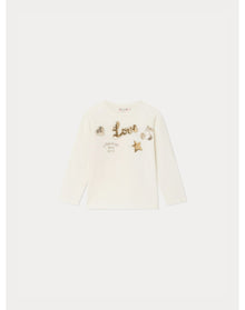 Girls | Tien T-Shirt Milk | 14Y | White