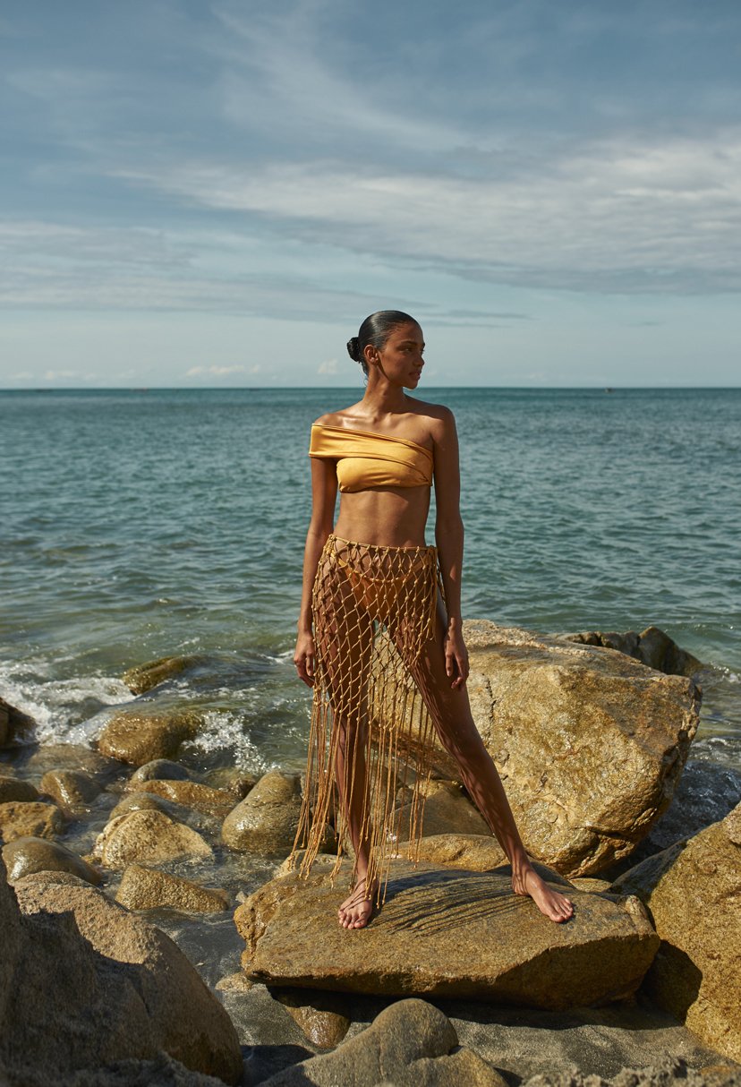 Goa Bikini Bottom | Shimmer