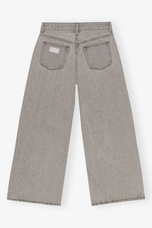 Grey Future Denim Wide Jeans | Gray Quill