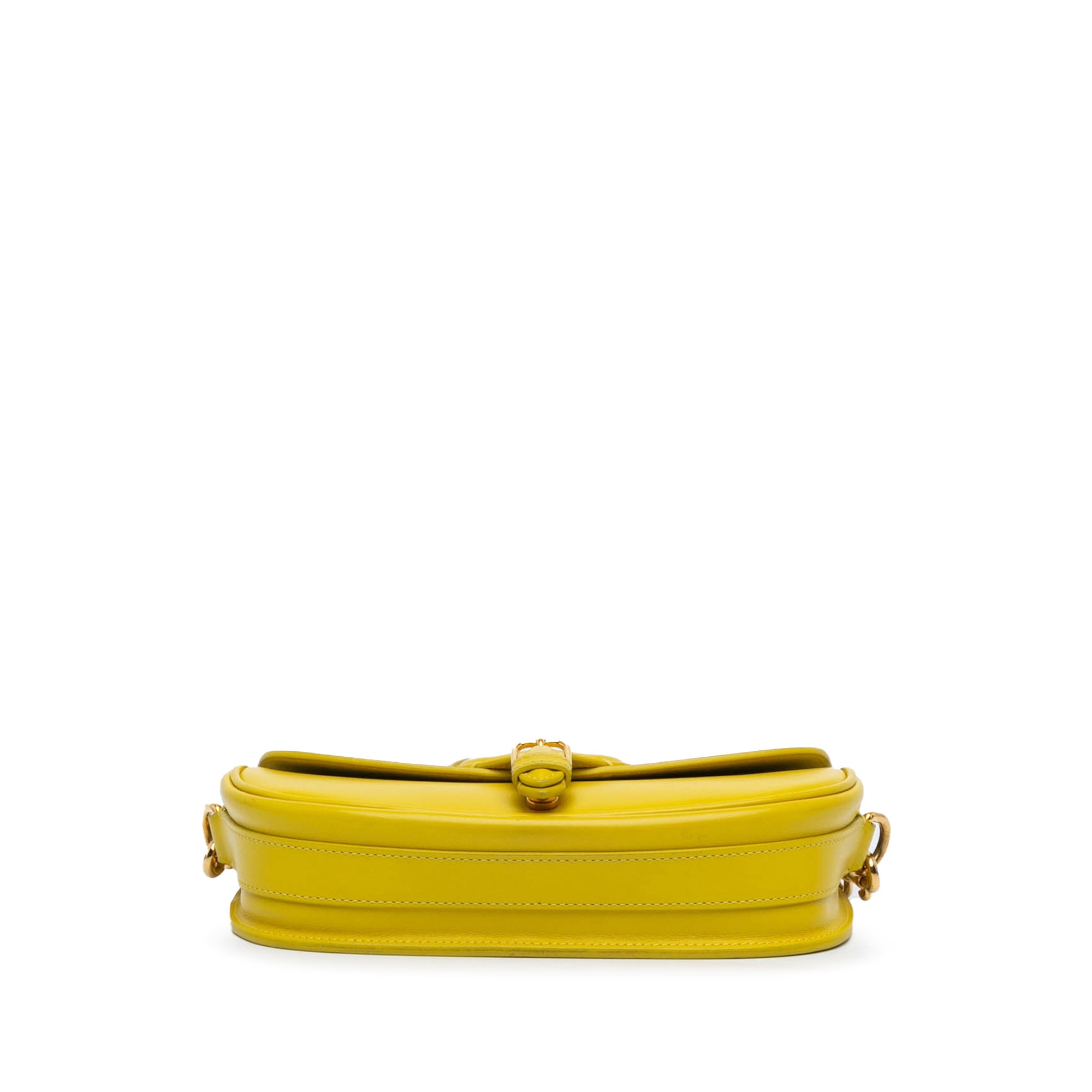 Dior | Pre-Owned Calfskin Bobby East West Crossbody | Yellow