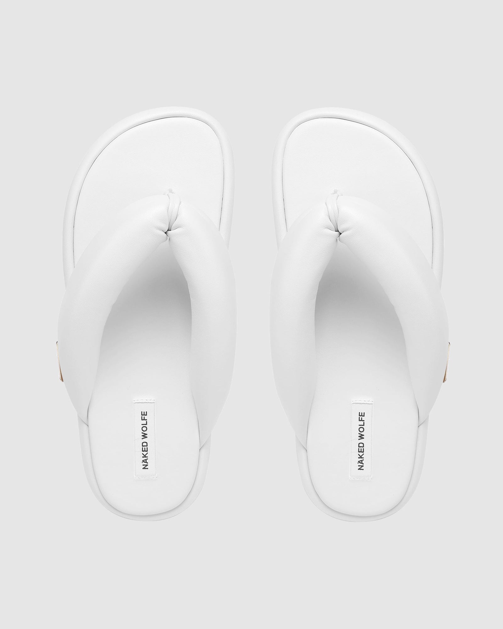 Womens | Hilary Leather Thong | White