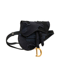 Dior | Pre-Owned Camouflage Saddle Belt Bag | Blue/Dark Blue