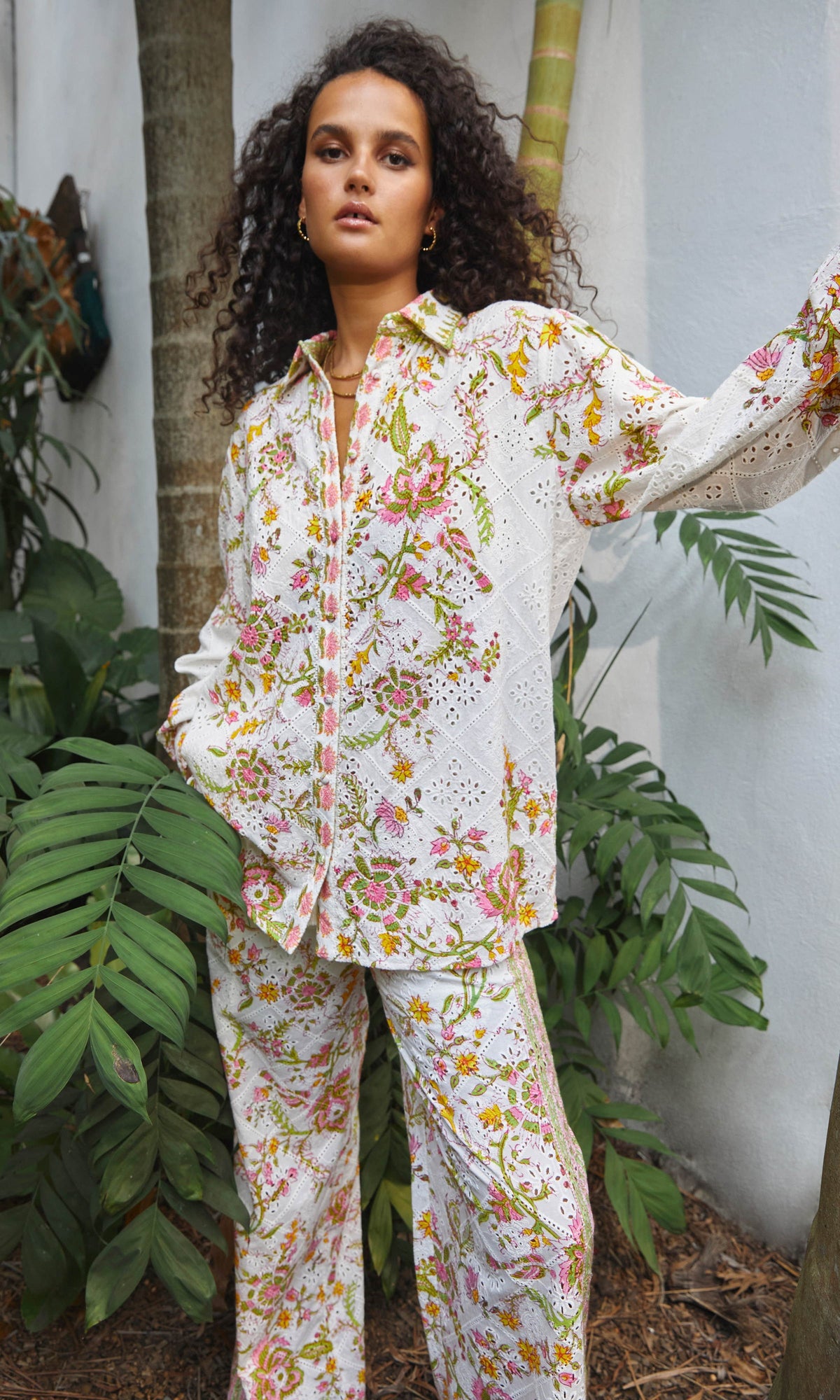 Womens | Aira Cotton Shirt | Off White
