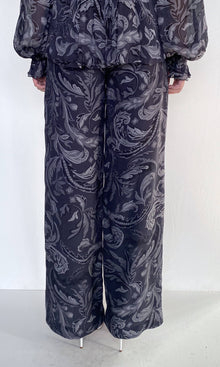 Womens | Atri Viscose Heavy Crepe Straight Pants | Grey
