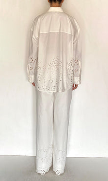 Womens | Bagh Cotton Over Sized Shirt | White
