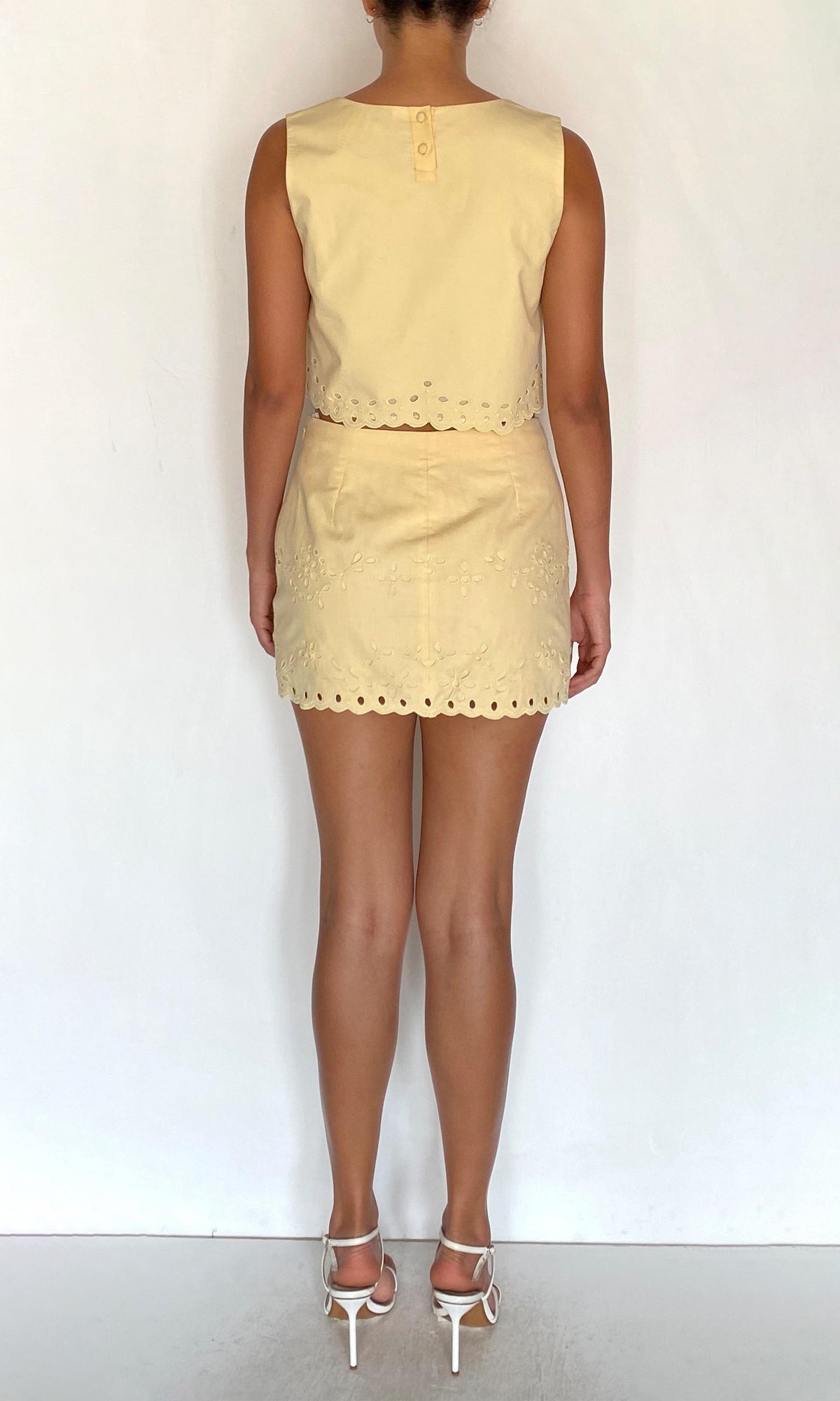 Womens | Bagh Cotton Boxy Top | Yellow