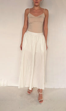 Womens | WHT Cotton Long Skirt | White
