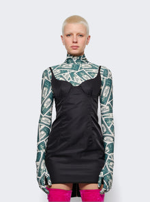 Women | Heron Preston | Ex-ray Nylon Corset Dress | Black