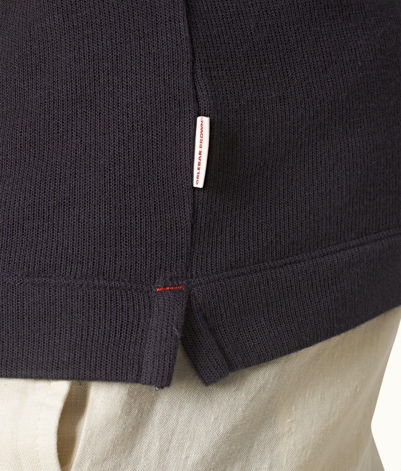 Harrison Cashmere Classic Fit Long-Sleeve Modal-Cashmere T-Shirt | Night Iris