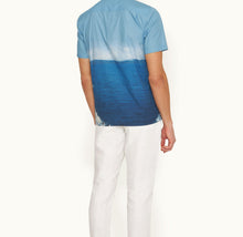 Hibbert Roc Pool Photographic Print Classic Fit Capri Collar Cotton Shirt | Roc Pool Ii