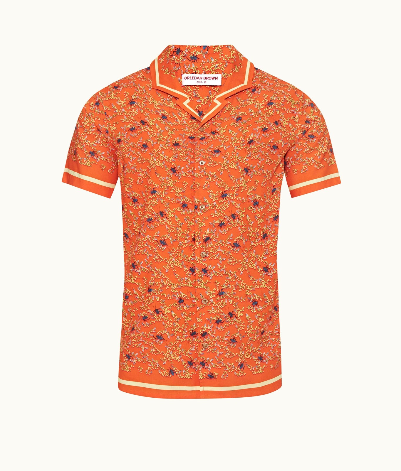 Hibbert Wonder Full Print Classic Fit Capri Collar Shirt | Havana Sun