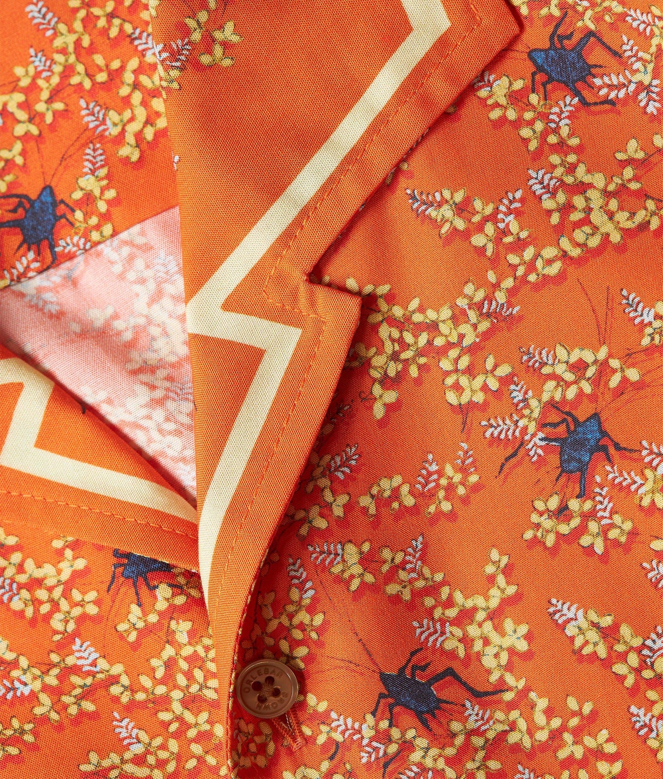 Hibbert Wonder Full Print Classic Fit Capri Collar Shirt | Havana Sun