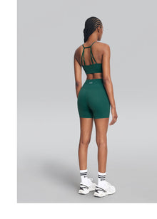 High-Waisted Impact Mesh Shorts | Dark Moss