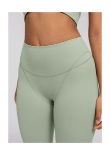 High-Waisted Stretch Performance Leggings | Sage Green