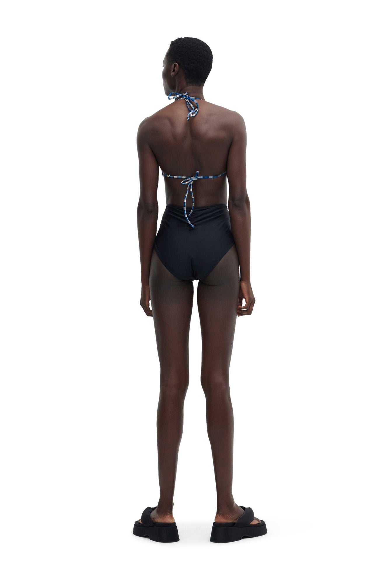 High Rise Bikini Bottom | Black