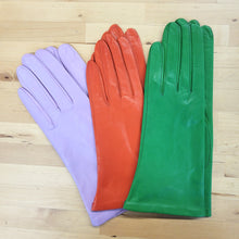 Womens | Silk Lined Leather Gloves | Emerald