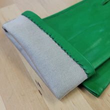 Womens | Silk Lined Leather Gloves | Emerald