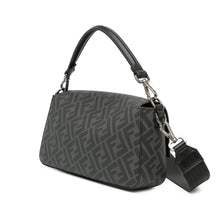 Fendi | Pre-Owned Zucca Coated Canvas And Calfskin Baguette Satchel | Black