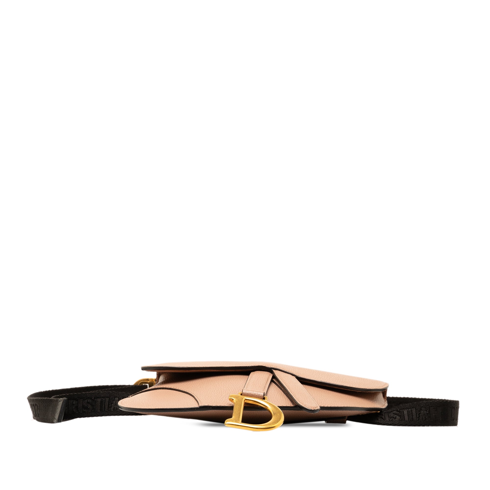 Dior | Pre-Owned Leather Saddle Belt Bag | Brown/Nude