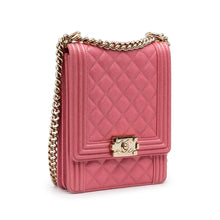Chanel | Pre-Owned North South Boy Flap | Pink