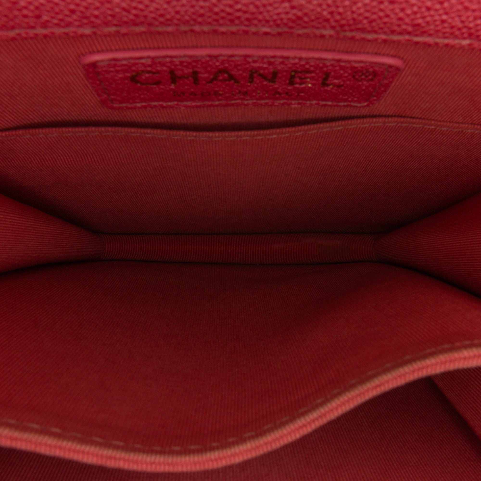 Chanel | Pre-Owned North South Boy Flap | Pink