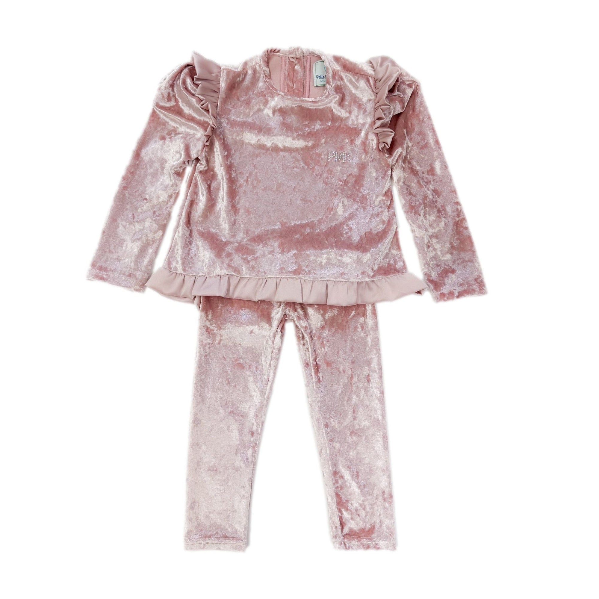 Girl | Velour Lounge Set | Pink