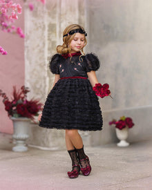 Girl | Kylie Tulle and Organza Dress | Black