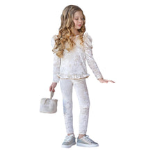 Girl | Velour Lounge Set | Cream
