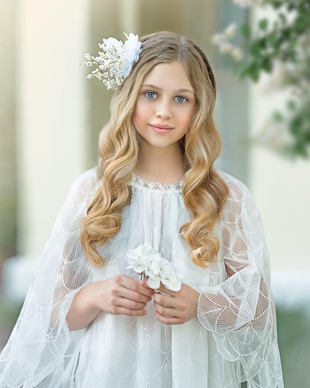 Girl | Faith Scallop Dress | White