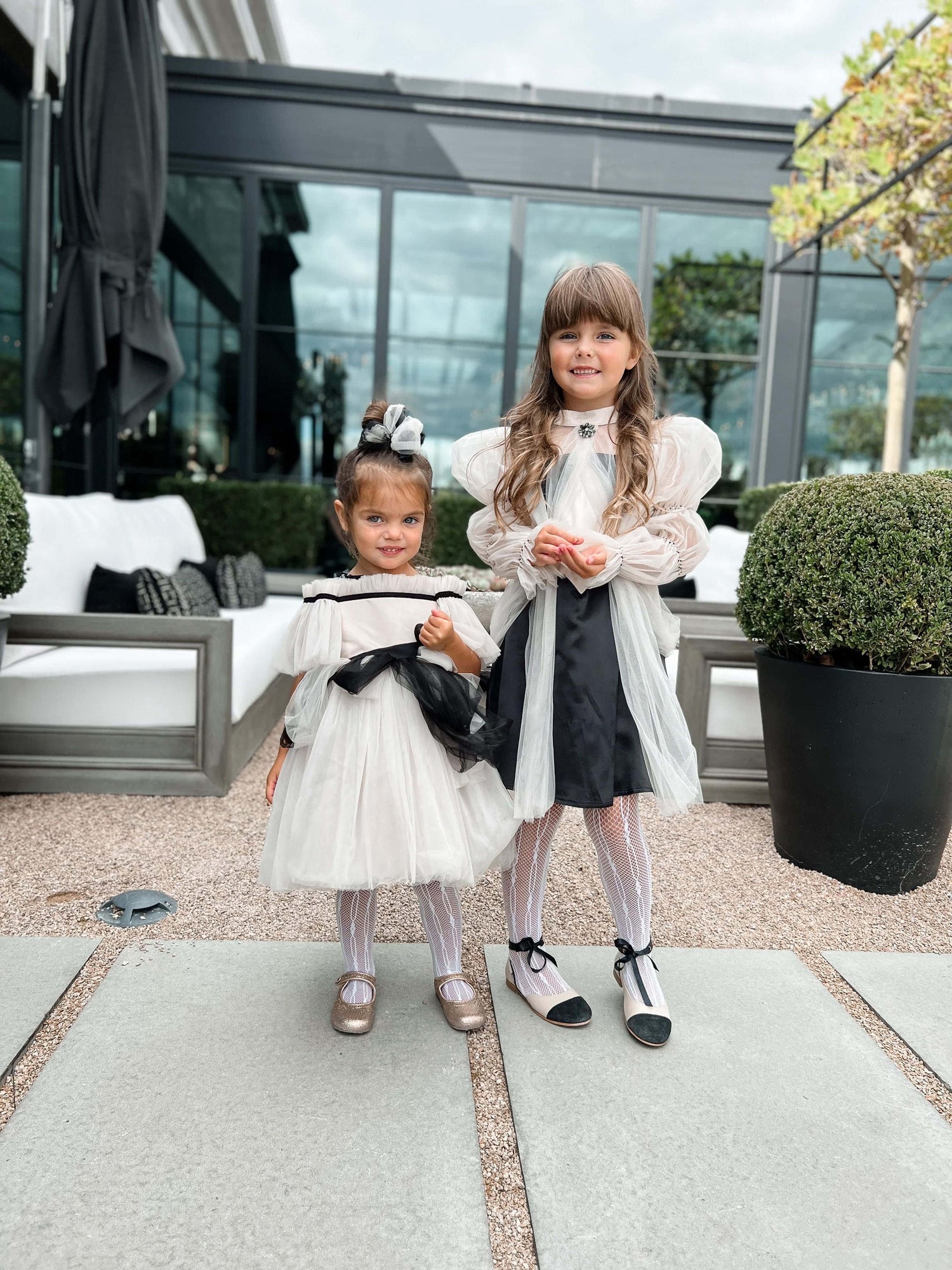 Girl | The Paris Dress | Black x Beige