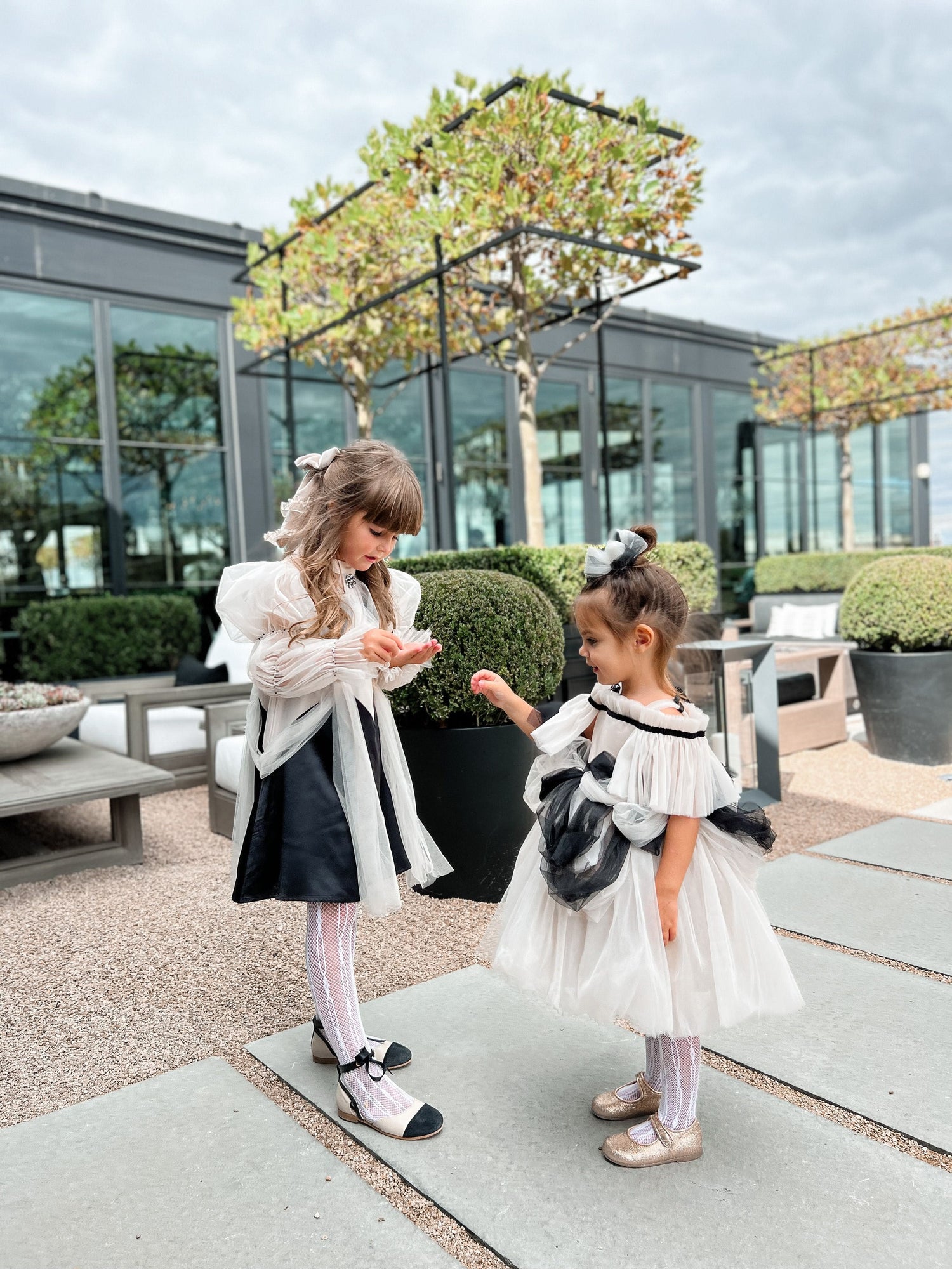 Girl | The Paris Dress | Black x Beige