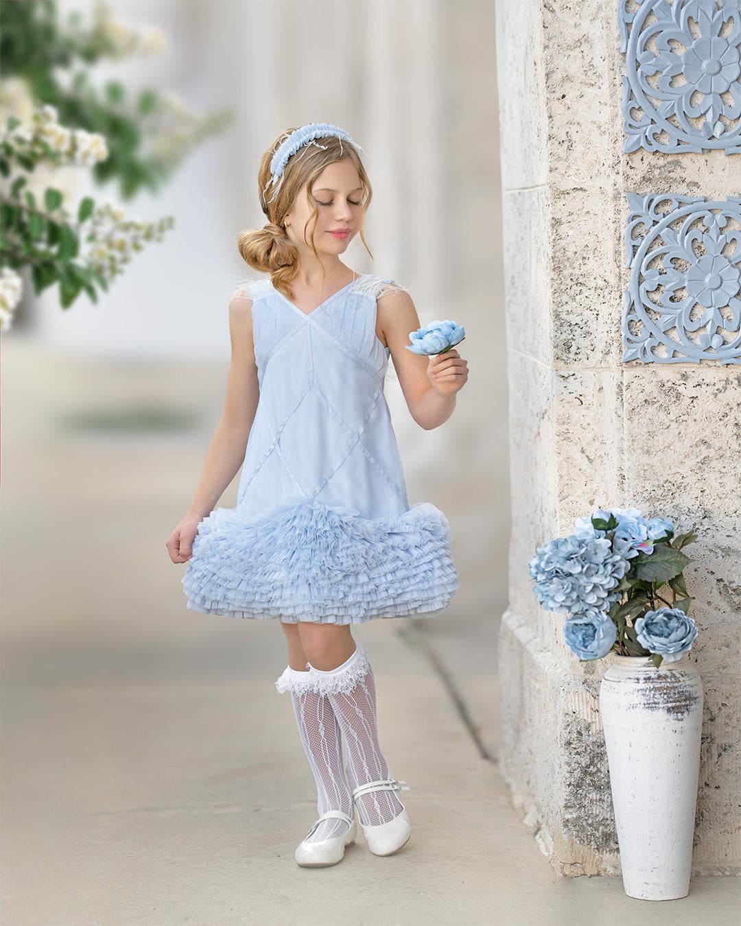 Girl | Skylar Tulle Tutu Dress | Blue