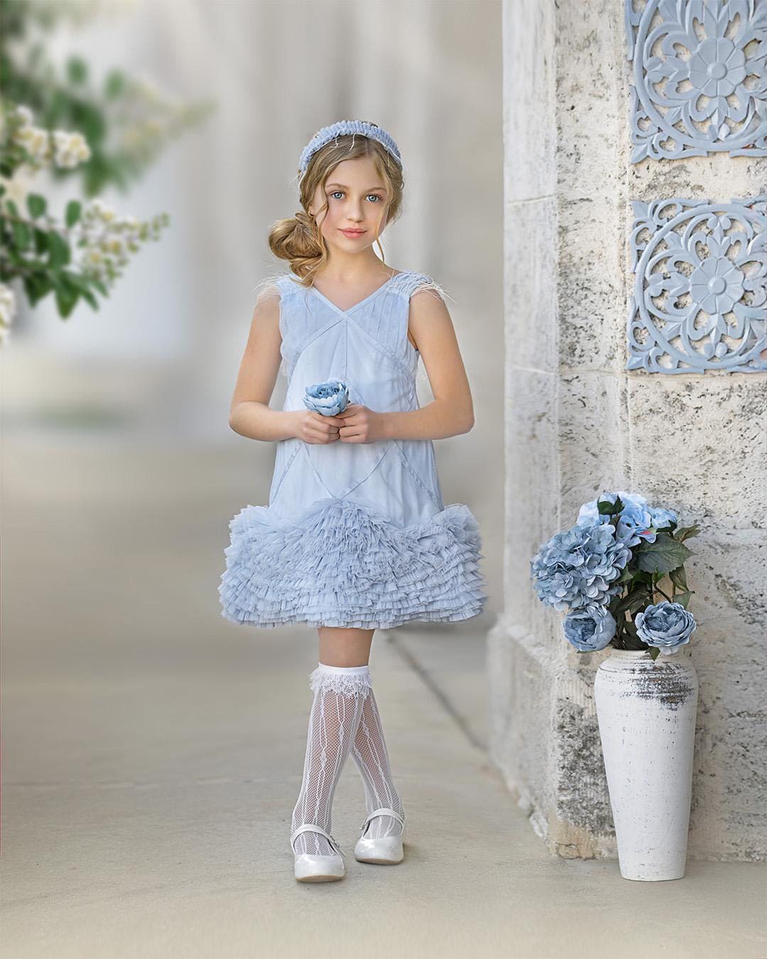 Girl | Skylar Tulle Tutu Dress | Blue
