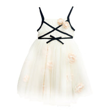Girl | Giselle CrissCross Tulle Dress | Ivory x Black