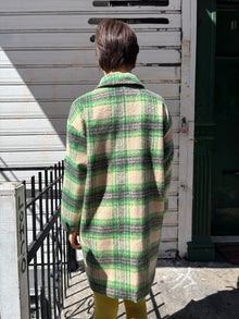 Chelsea Coat | Moss Plaid