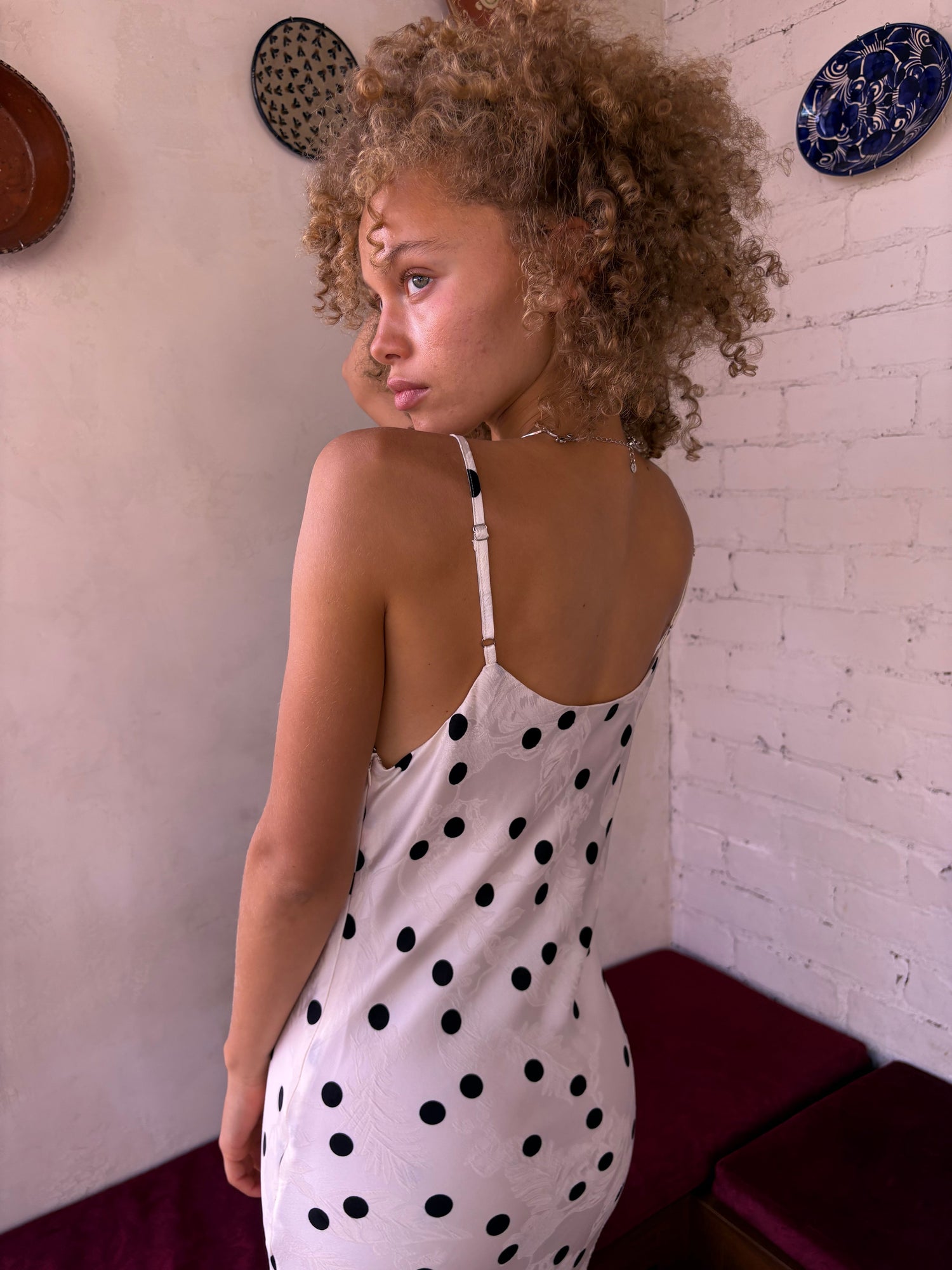 Griffin Dress | White Dot