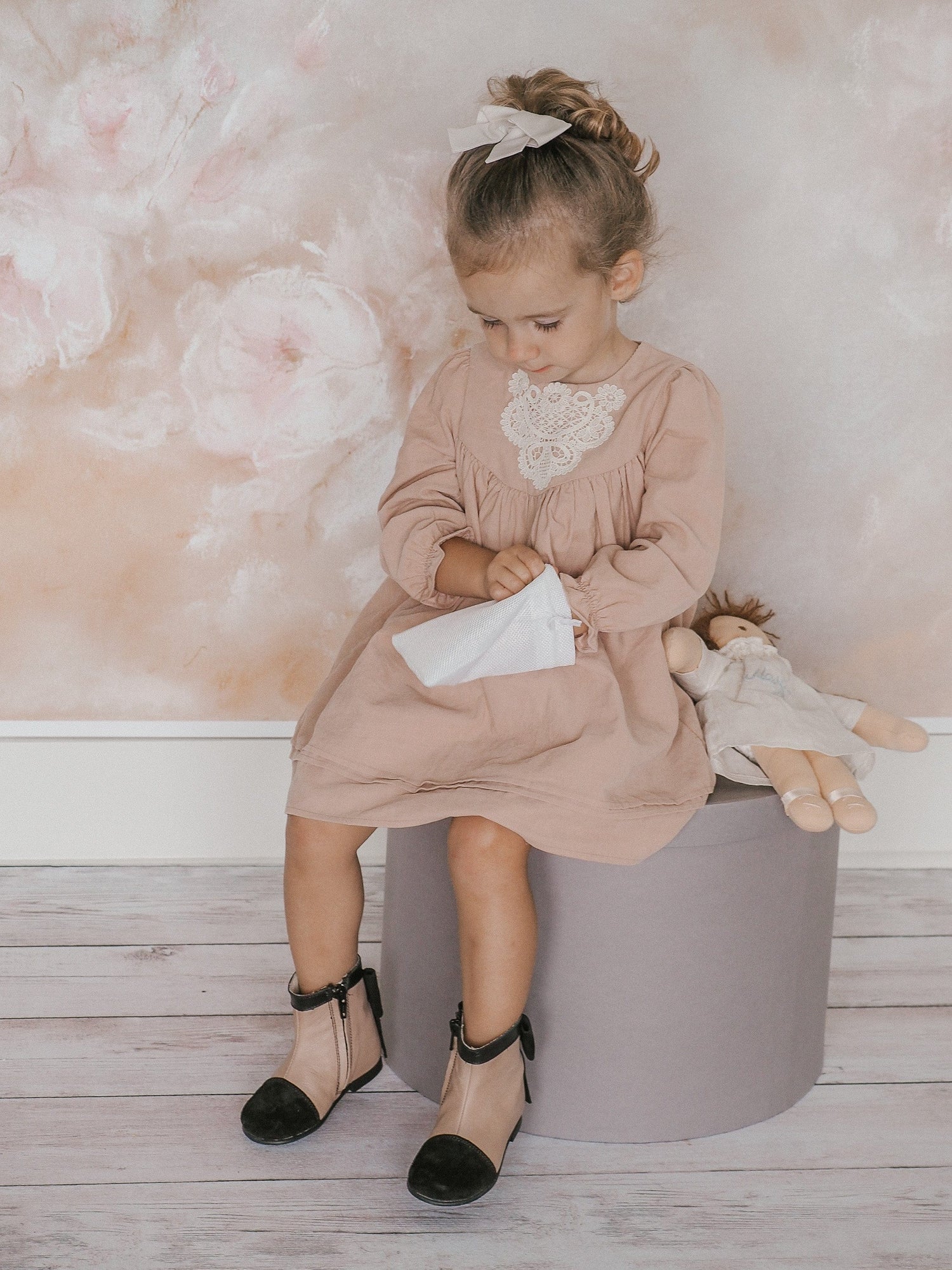 Clara Leather Booties - Petite Maison Kids