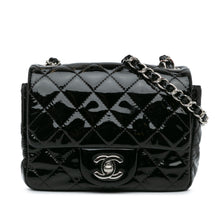 Chanel | Pre-Owned Mini Square Classic Patent Single Flap - XI | Black