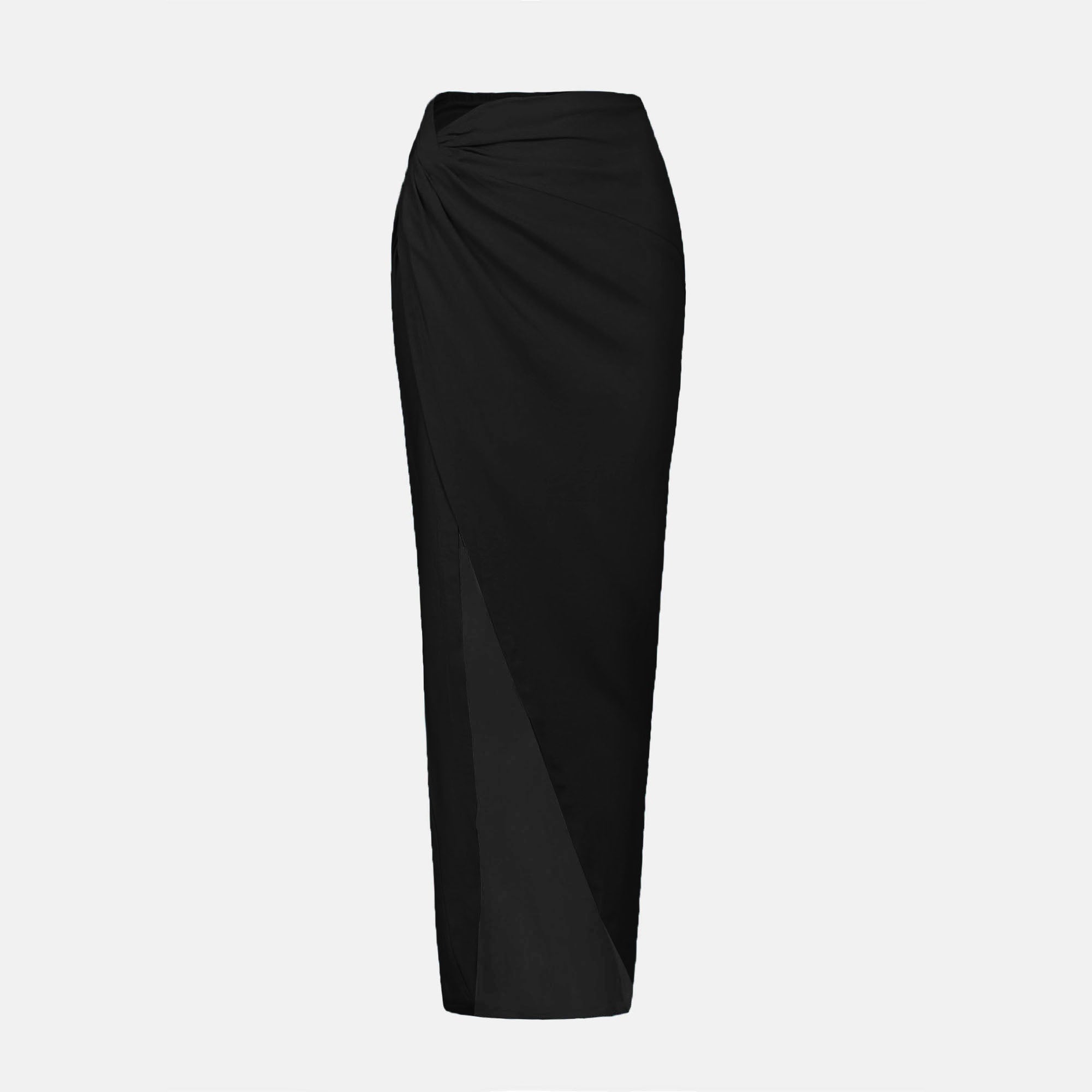 OW Collection Iris Skirt | Black Caviar