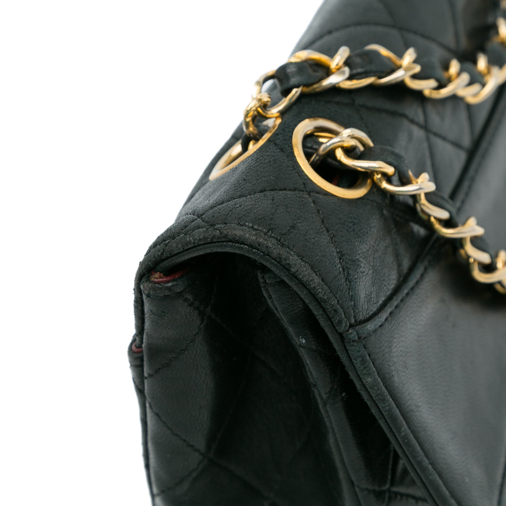 Chanel | Pre-Owned Quilted Lambskin Shoulder Bag | Black