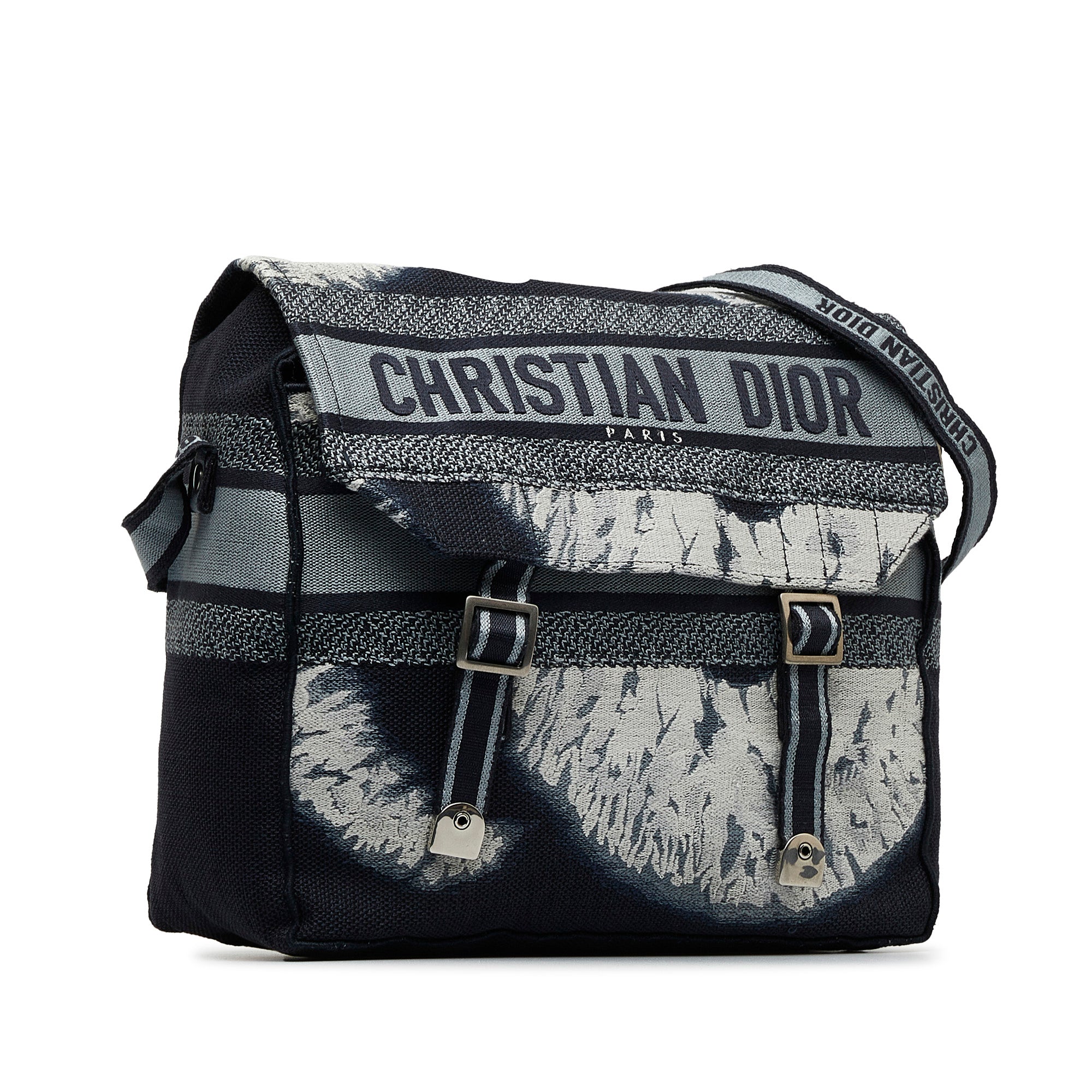 Dior | Pre-Owned Tie Dye Diorcamp Messenger Bag | Blue