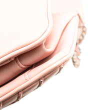 Chanel | Pre-Owned Chevron Calfskin Studded Full Flap | Pink/Light Pink