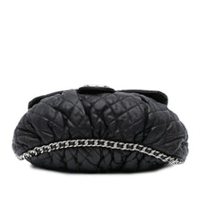 Chanel | Pre-Owned Large Lambskin Chain Around Flap | Black