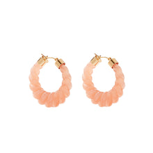 Janis Resin Hoop | Pink