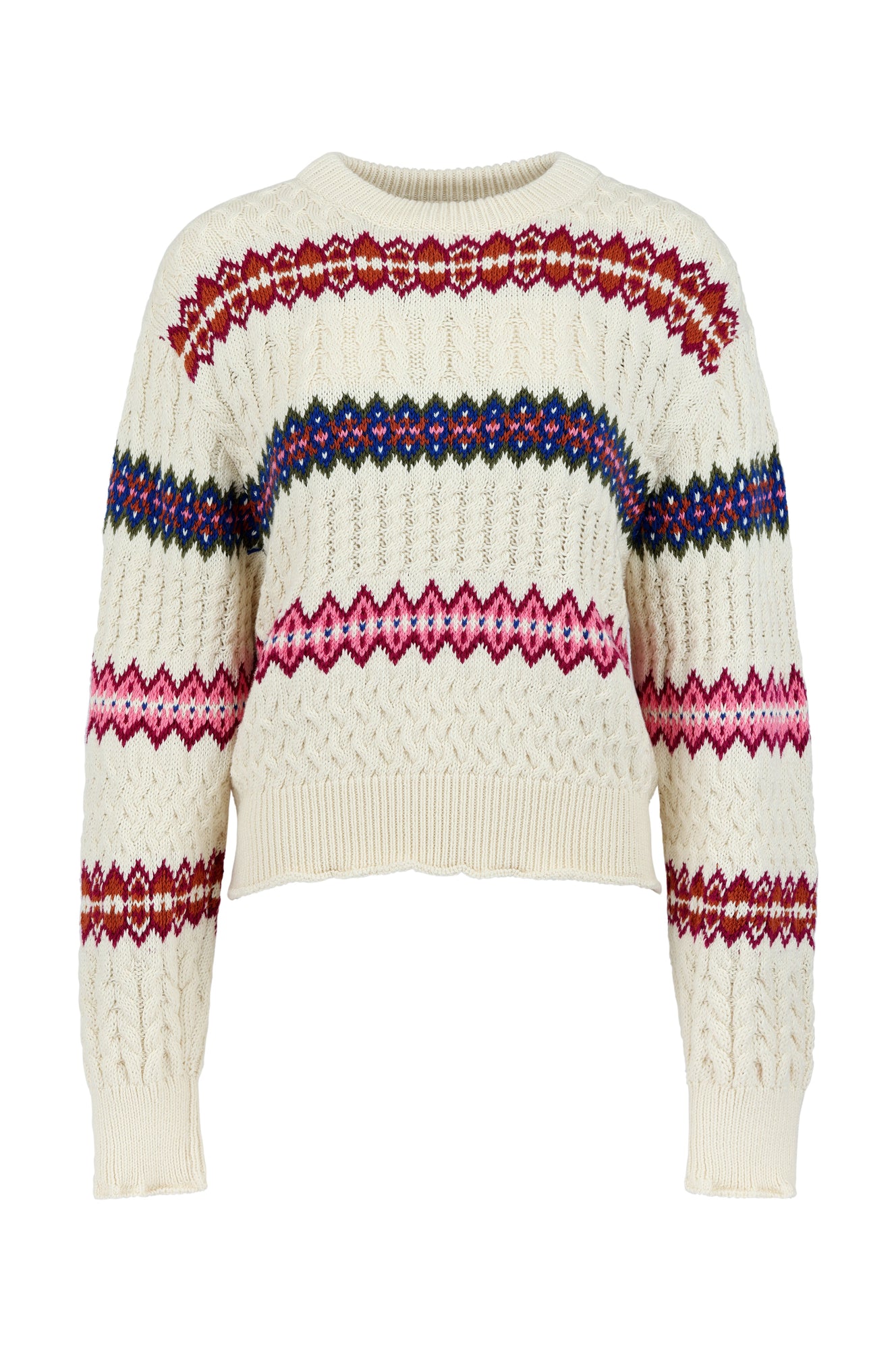 AMO Denim | Jemma Sweater in Bone Multi