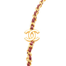 Chanel | Pre-Owned Mini Square Lambskin Coco Heart Chain Flap | Red