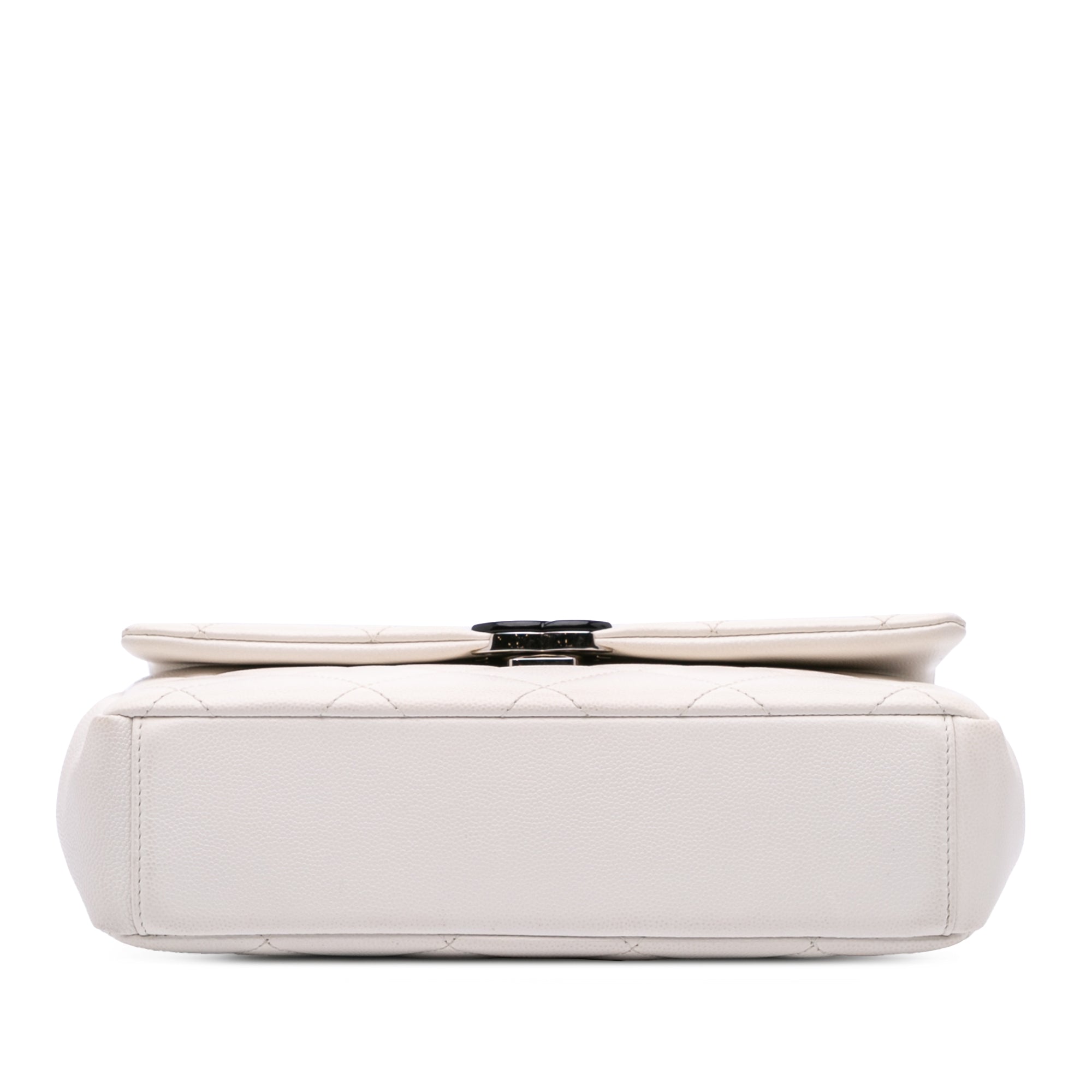 Chanel | Pre-Owned Medium Quilted Caviar My Everything Flap | White