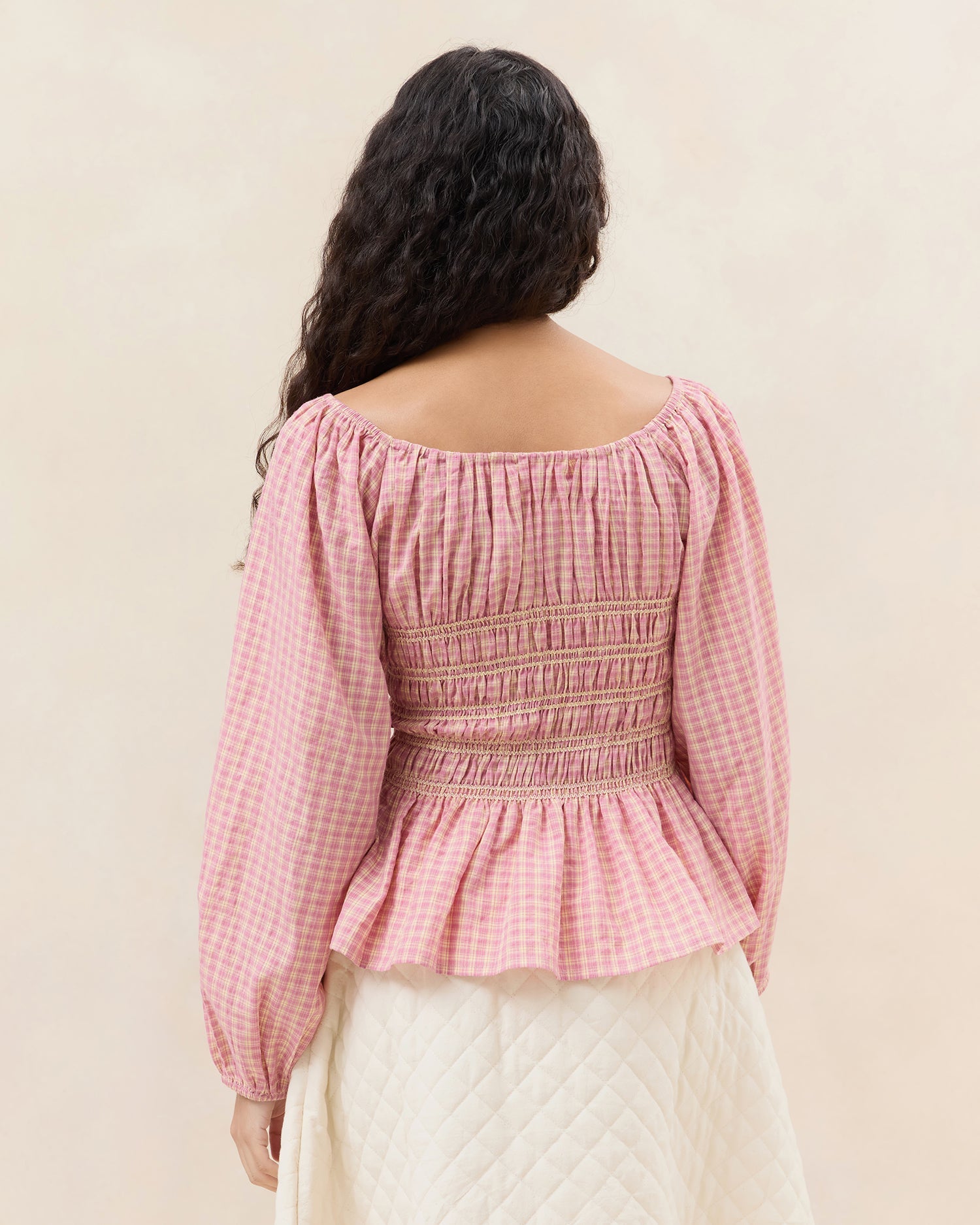 Color: Pink/Yellow Plaid