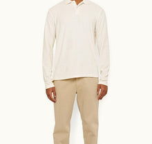 Jarrett Towelling Classic Fit Organic Towelling Long-Sleeve Polo Shirt | Matchstick