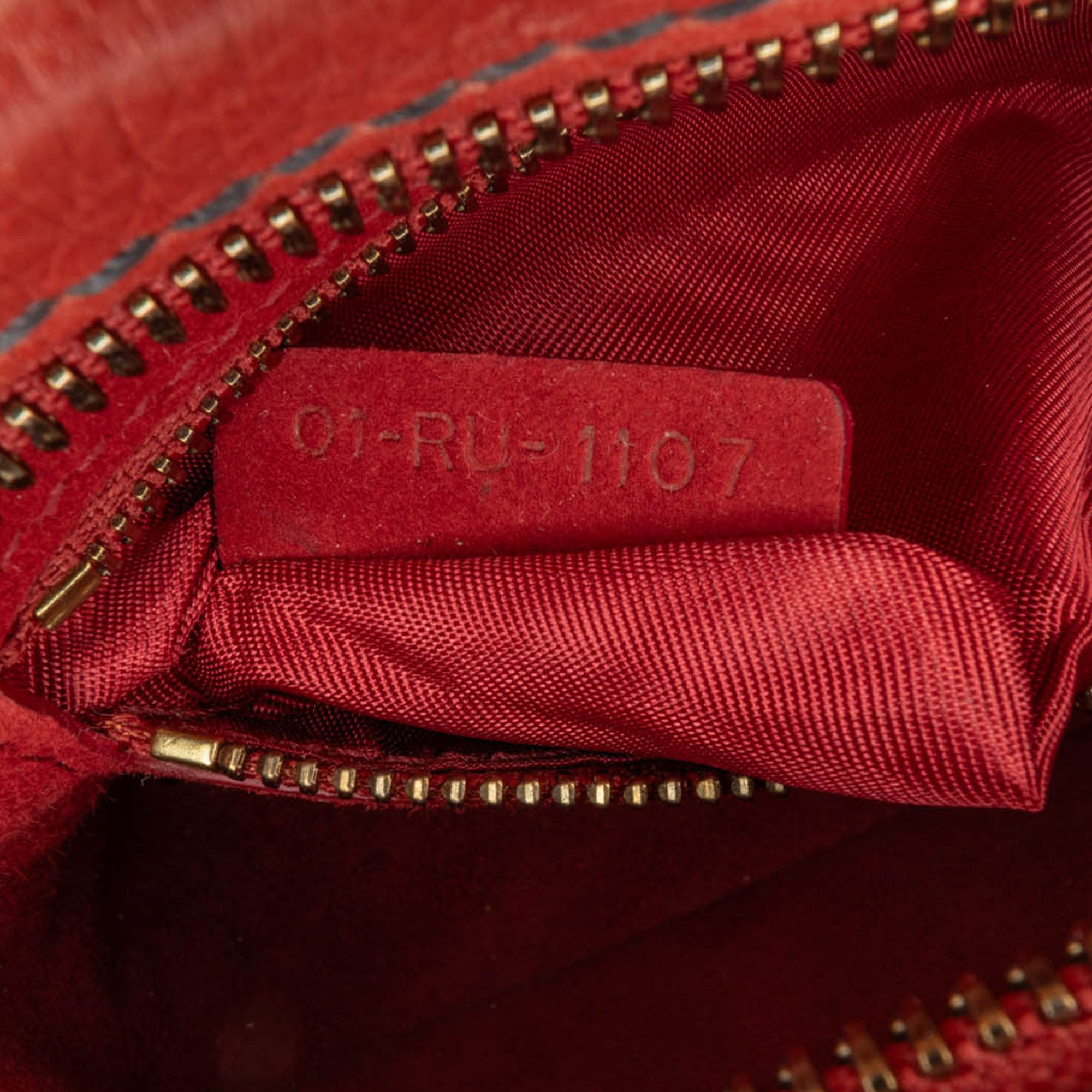 Dior | Pre-Owned Leather JAdior Camera Bag | Red